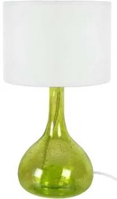 Tosel  Lampade d’ufficio lampada da comodino tondo vetro verde e bianco  Tosel