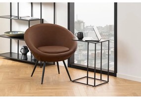 Tavolino con piano effetto marmo 43x35 cm Infinity – Actona