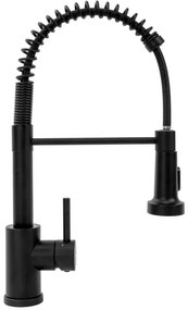 REA-B4820 - Miscelatore da cucina con doccetta estraibile COLIN 42,5 cm nero