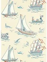 Sanderson Tapete Donald Nautical - Sea Salt