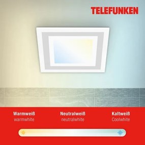 Telefunken 318706TF - Pannello LED dimmerabile LED/18W/230V 3000-6500K + telecomando