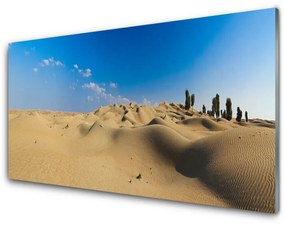 Pannello retrocucina Paesaggio di sabbia del deserto 100x50 cm