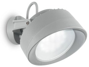 Applique Moderna Litio Materie Plastiche Grigio 1 Luce Gx53