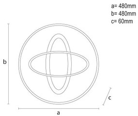 Plafoniera LED dimmerabile LED/90W/230V 3000-6500K + telecomando