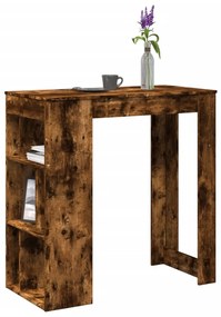 Tavolo Bar Con Rastrelliera Rovere 102x50x103,5 Cm Multistrato /