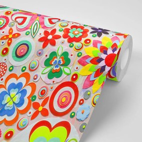 Carta da parati – Astrazione floreale