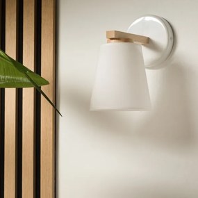 Lampada da parete ELLIE 1xE27/60W/230V bianco