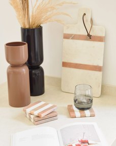 Kave Home - Set di 4 sottobicchieri Jesiah in marmo