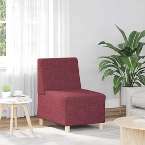 Divano Sedia Rosso Vino 55 Cm İn Tessuto /