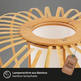 Briloner 7759011 - Lampada da tavolo 1xE27/10W/230V bambù