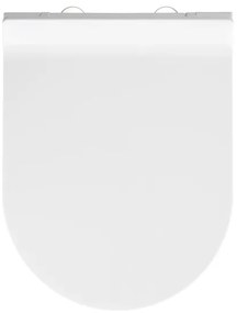 WENKO 22415100-Sedile WC HABOS 46x36 cm bianco/argento