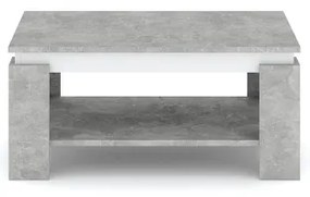 Tavolino da salotto LUNO grigio cemento/antracite