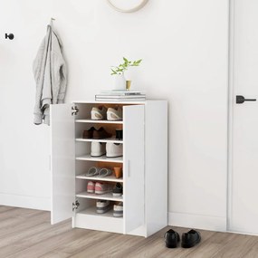 Scarpiera Bianca 60x35x92 Cm İn Truciolato /