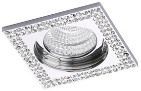 LUXERA 71077 - Plafoniera a sospensione CRYSTALS 1xGU10/50W/230V