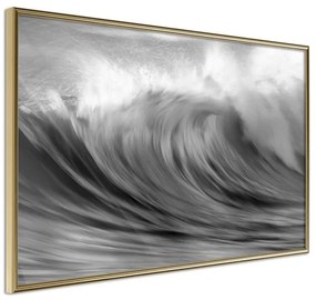 Poster  Big Wave  Cornice Quadri Cornice d'oro, Larghezza x Altezza Home decor 30x20