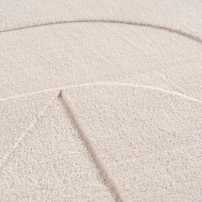 Tappeto color crema lavabile 200x290 cm Pompei 1614 – Ayyildiz Carpets
