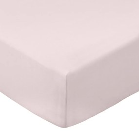 Lenzuolo con angoli rosa in percalle di cotone 185x200 cm Cotton Percale – Bianca