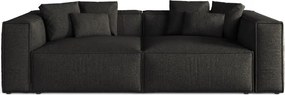 Divano Aveiro 4 posti in chenille - 118x86x236