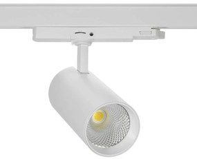Faro LED 40W Dimmerabile 0-10V per Binario Trifase 38/60° Bianco CCT Colore Bianco Variabile CCT