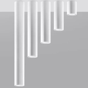 Sollux SL.0997 - Faretto LAGOS 1xGU10/10W/230V 20 cm bianco