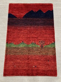 Loribaft Tappeto persiano 80x120 Rosso (Iran) Annodato A Mano