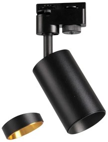 Faretto per sistema a binario MARIBEL 1xGU10/10W/230V nero