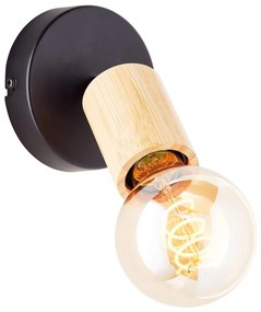 Brilliant - Faretto da parete TIFFANY 1xE27/28W/230V bambù