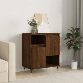 Credenza Rovere Marrone 60x35x70 Cm İn Legno Multistrato /