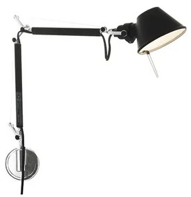 Tolomeo Micro Parete Applique da Parete Nero - Artemide