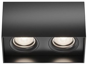 Maytoni C015CL-02B - Faretto SLIM 2xGU10/50W/230V nero