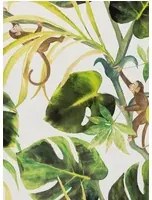 Dschungel Tapete Monkey Business v Clarke & Clarke - Natural