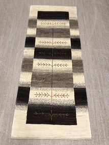 Loribaft Tappeto 80 x 200 Beige (Iran) Annodato A Mano