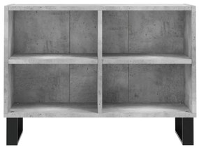Mobile porta tv grigio cemento 69,5x30x50 cm legno multistrato