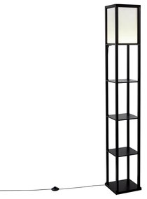 Lampada da terra design bianco e nero con LED integrati - Nea