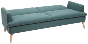 Divano letto scandinavo 3 posti verde STEWART