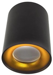 Faretto CYRO 1xGU10/30W/230V nero/dorato