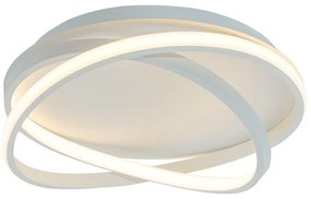 Plafoniera LED Persy Ø 40 cm bianco IP20 bianco naturale, 2300 lumen NOVECENTO