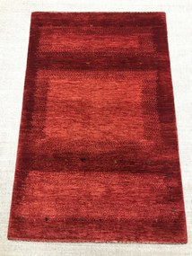 Loribaft Tappeto 100x150 Rosso (Iran) Annodato A Mano