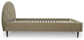 Letto per bambini beige con contenitore 90x200 cm Mercury - Scandic