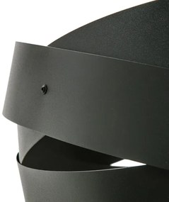 Zuma Line 1116 - Lampadario a sospensione con supporto rigido TORNADO 3xE27/40W/230V nero