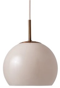 Frandsen - Ball Glass Lampada a Sospensione Ø18 Sabbia Grigio Frandsen