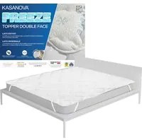 Topper matrimoniale double face lato estivo e invernale Freeze