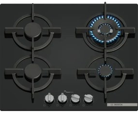 Bosch Serie 6 PPH6A6I10 piano cottura Nero Da incasso 59 cm Gas 4 Fornello (i)
