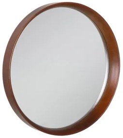 Specchio da parete Marrone Cristallo legno di faggio 60 x 6 x 60 cm