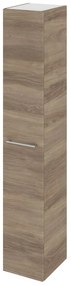 Colonna per mobile bagno Remix 1 anta P 33 x L 30 x H 173 cm rovere havana