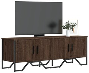 Mobile Porta Tv Rovere Marrone 122x34x41cm İn Legno Multistrato /