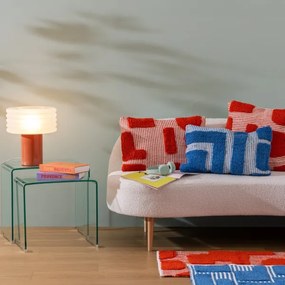 Atmosphera - Lampada da tavolo ASTI 1xE27/60W/230V colore mattone