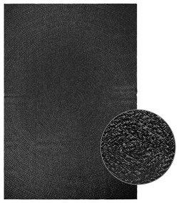 Tappeto Zızur Antracite 200x290 Cm Aspetto Iuta Interni Esterni /