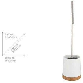 Set di accessori da bagno bianco in ceramica Bamboo - Wenko