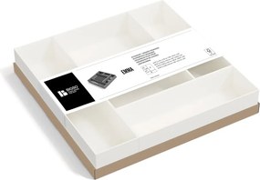 Set di organizer per cassetti in cartone 5 pz Emma Paper Laminate – Bigso